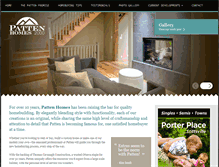 Tablet Screenshot of pattenhomes.com